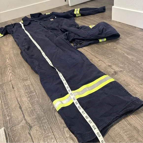 CARHARTT Fr Coveralls Mens Sz 3XL Reg. Workwear Hi Vis Flame Resistant 391-20 - Picture 11 of 13